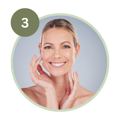 Happy Lady With Glowing Skin